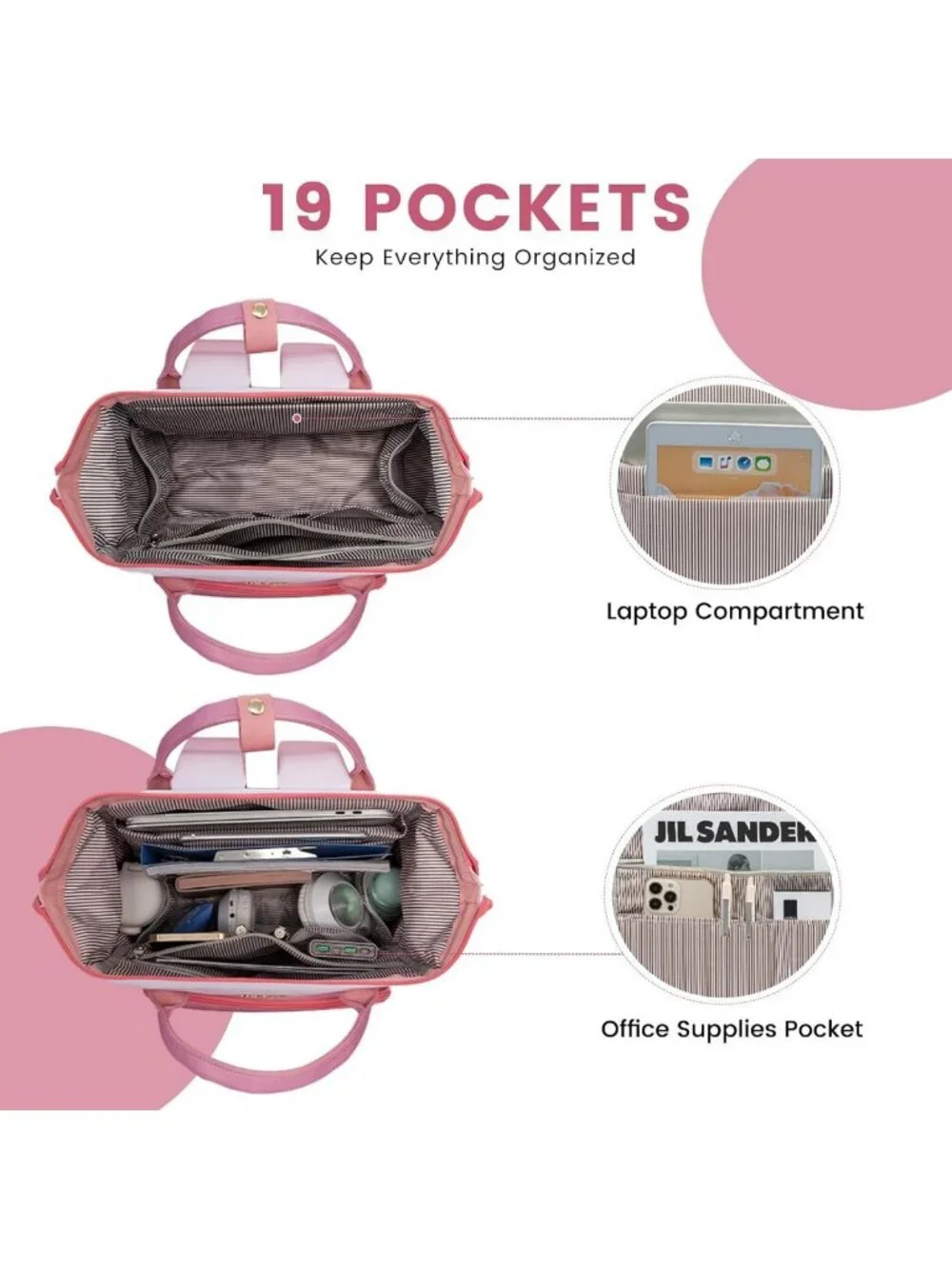 Stylish Gradient Laptop Backpack for Women | Work & College Computer Bag